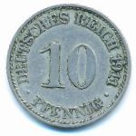 Germany, 10 pfennig, 1911