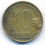 Argentina, 10 centavos, 1948