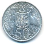 Australia, 50 cents, 1966