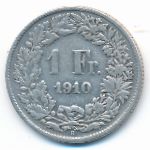 Швейцария, 1 франк (1910 г.)