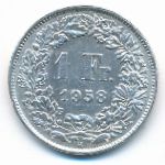 Швейцария, 1 франк (1958 г.)