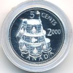 Canada, 5 cents, 2000