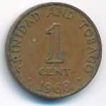 Trinidad & Tobago, 1 cent, 1968