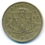Ямайка, 1 пенни (1960 г.)
