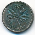 Канада, 1 цент (1964 г.)
