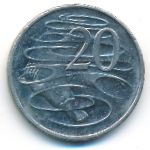 Австралия, 20 центов (2012 г.)