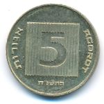 Израиль, 5 агорот (1985 г.)