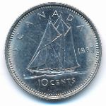 Канада, 10 центов (1985 г.)