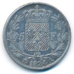 Франция, 5 франков (1824 г.)