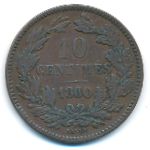 Luxemburg, 10 centimes, 1860