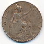 Великобритания, 1 пенни (1909 г.)