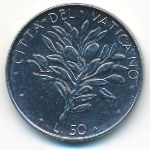 Vatican City, 50 lire, 1973