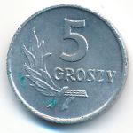 Польша, 5 грошей (1962 г.)