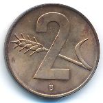 Швейцария, 2 раппена (1968 г.)