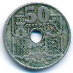 Испания, 50 сентимо (1949 г.)