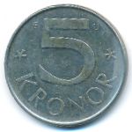 Швеция, 5 крон (1984 г.)