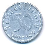 Nazi Germany, 50 reichspfennig, 1940