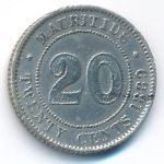 Маврикий, 20 центов (1889 г.)