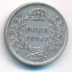 British Guiana, 4 pence, 1943