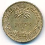 Британская Западная Африка, 2 шиллинга (1939 г.)