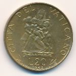 Vatican City, 20 lire, 1962