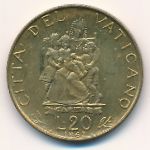 Ватикан, 20 лир (1962 г.)
