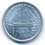Saint Pierre and Miquelon, 1 franc, 1948