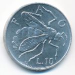 San Marino, 10 lire, 1974