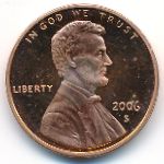 США, 1 цент (2006 г.)