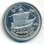 Остров Европа., 10 франков (2012 г.)