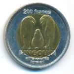 Crozet Islands., 200 франков, 2011