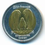 Французские Южные и Антарктические Территории., 200 франков (2011 г.)