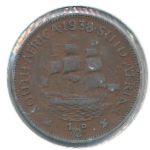 South Africa, 1/2 penny, 1938