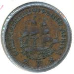 South Africa, 1 penny, 1943