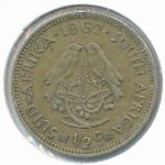 South Africa, 1/2 cent, 1962
