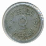 Egypt, 5 milliemes, 1938