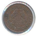 South Africa, 1/4 penny, 1955