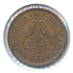 South Africa, 1/4 penny, 1957