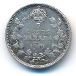 Canada, 5 cents, 1913