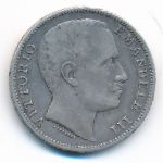 Italy, 2 lire, 1907