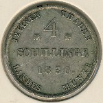 Mecklenburg-Schwerin, 4 schilling, 1829–1833