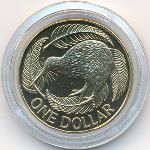 New Zealand, 1 dollar, 1997