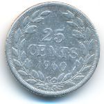 Liberia, 25 cents, 1960