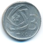 Czechoslovakia, 3 koruny, 1969
