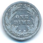 USA, 1 dime, 1902