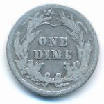 USA, 1 dime, 1911