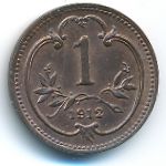 Австрия, 1 геллер (1912 г.)