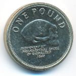Gibraltar, 1 pound, 2009