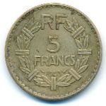 Франция, 5 франков (1940 г.)