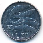 San Marino, 50 lire, 1975